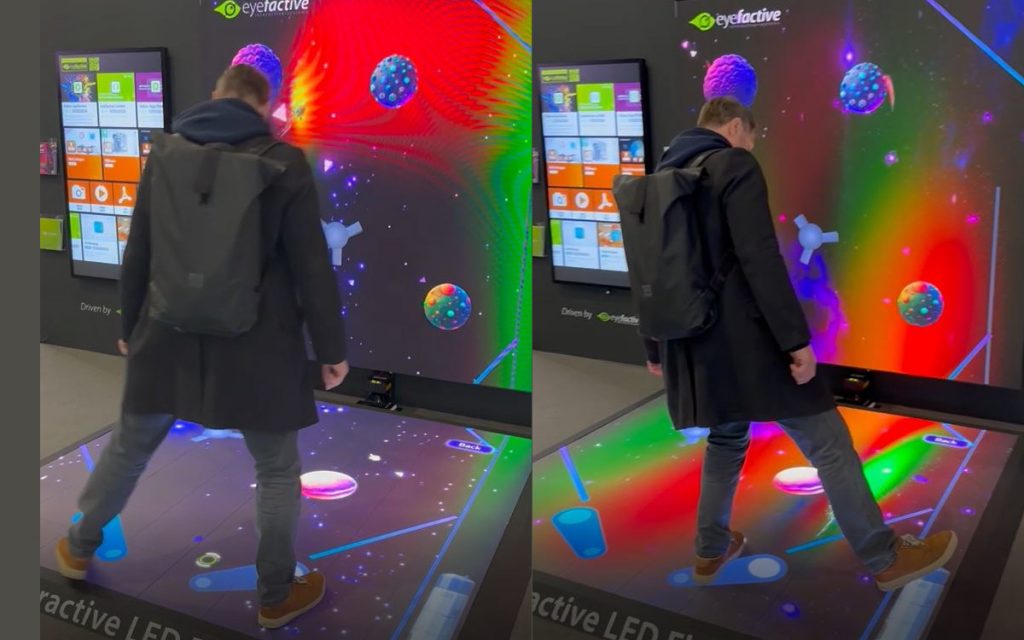 Eyefactive auf der ISE 2023: Virtueller Flipper auf Leyard-LED | invidis