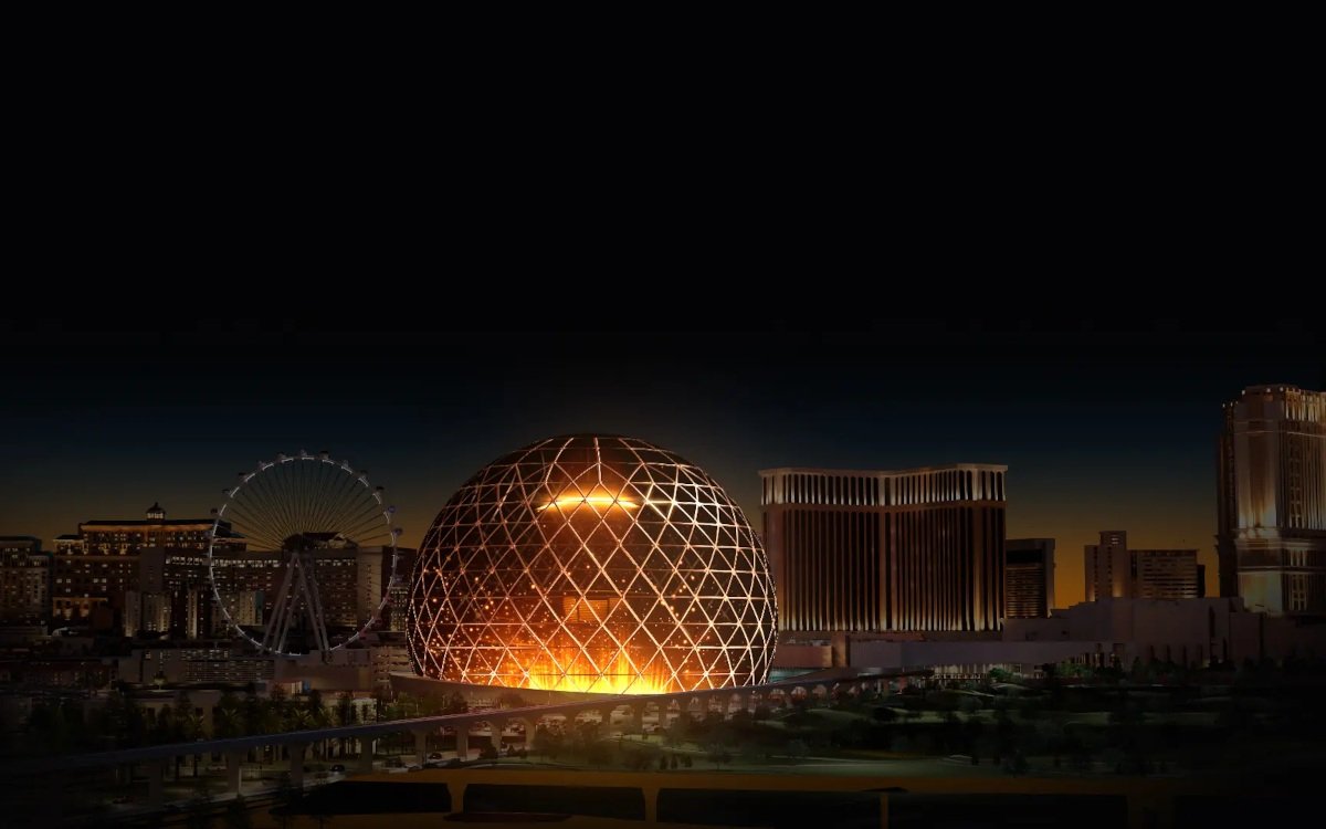 MSG Sphere di Las Vegas (Modellfoto: MSG)