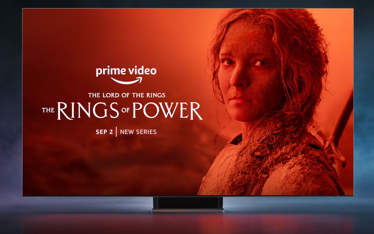 Samsung Neo QLED zeigt den Trailer der Amazon-Prime-Serie "Die Ringe der Macht". (Foto: Samsung)