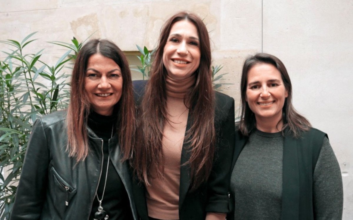 Von links: Zdenka Prieto,_Aline Gervasi und Teresa Orellana von Hawk (Foto: Hawk)