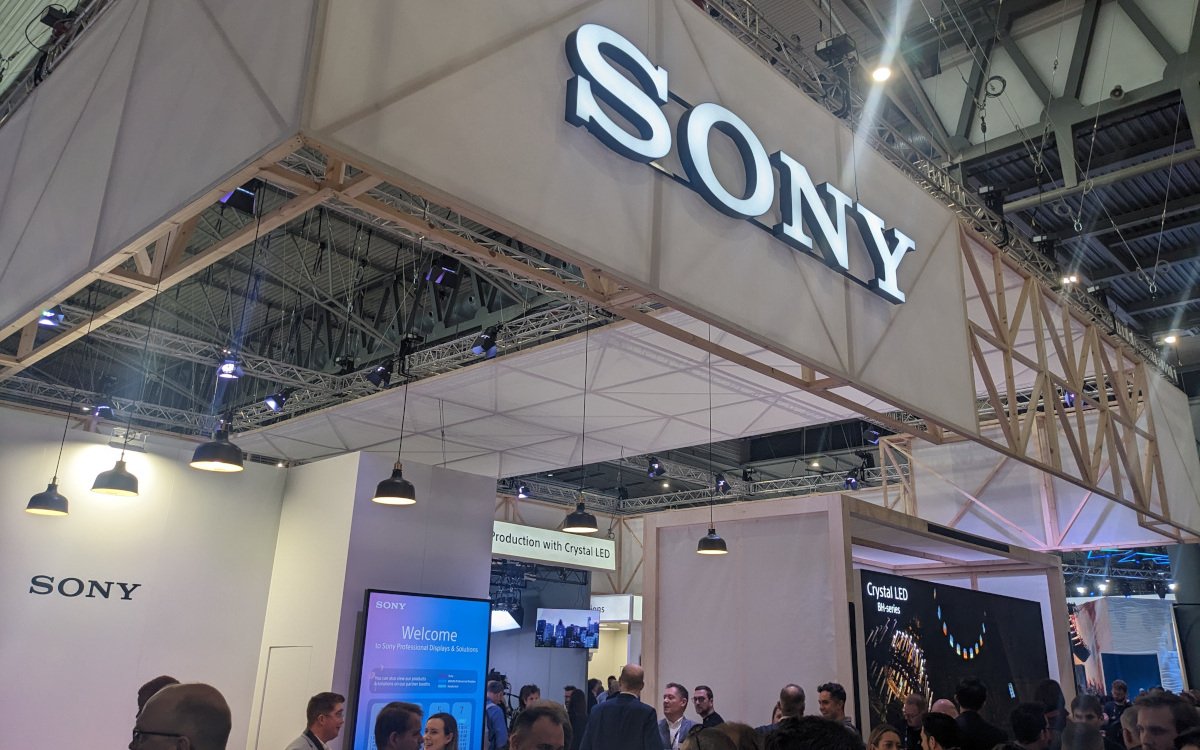 Sony auf der ISE 2023 (Foto: invidis)