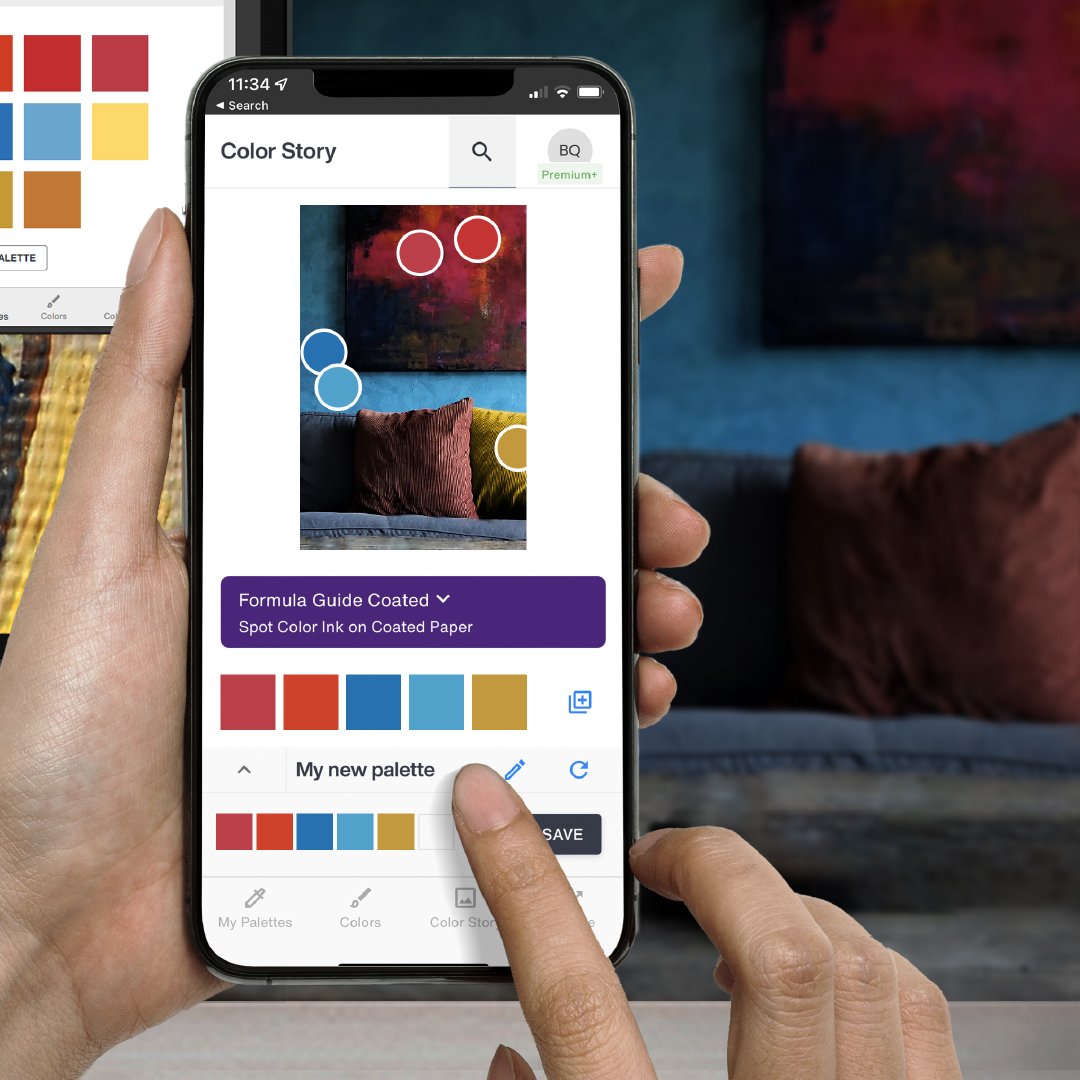 Farbpaletten lassen sich mit Pantone Connect individuell erstellen und teilen. (Foto: BenQ)