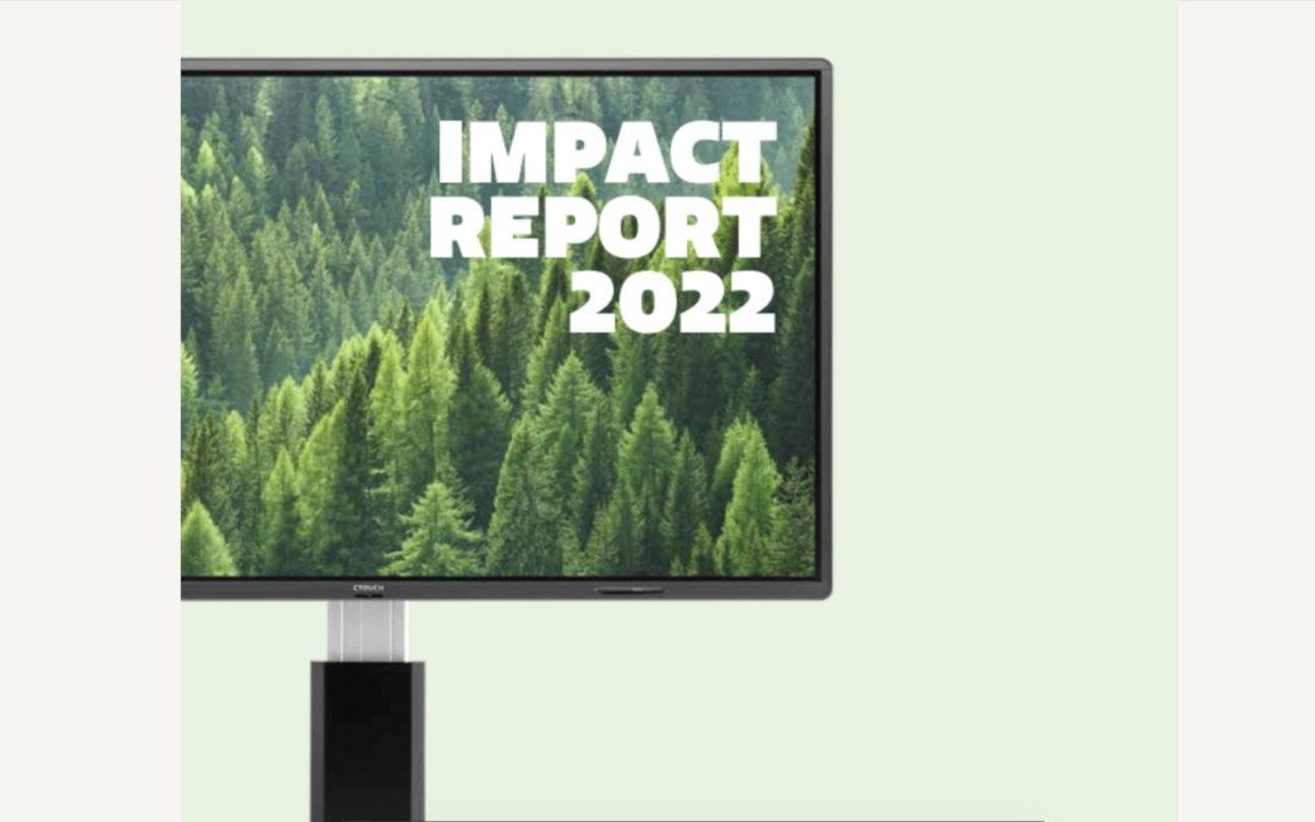 Ctouch stellt seinen Impact Report 2022 vor. (Foto: CTOUCH)