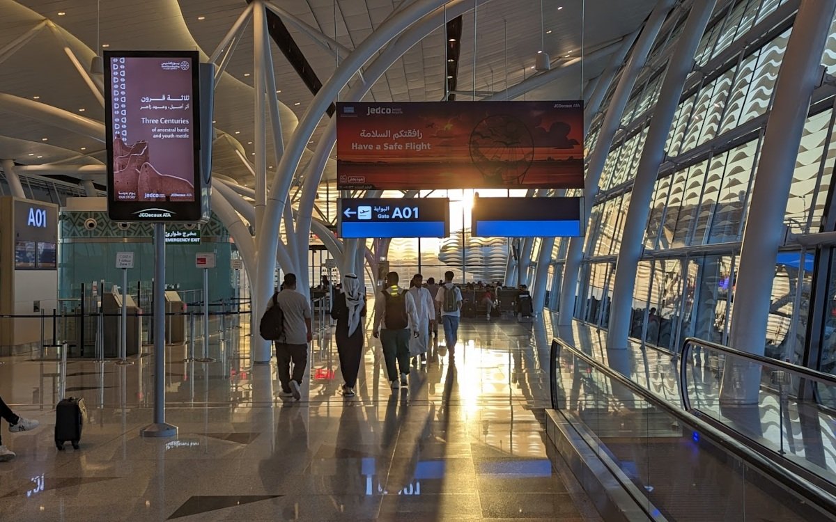 JCDecaux DooH am Flughafen Jeddah (Foto: invidis)
