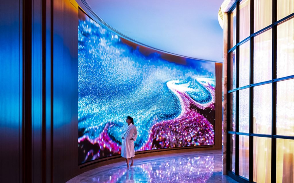 Atlantis The Royal: LED- im Spa-Bereich (Foto: Samsung)