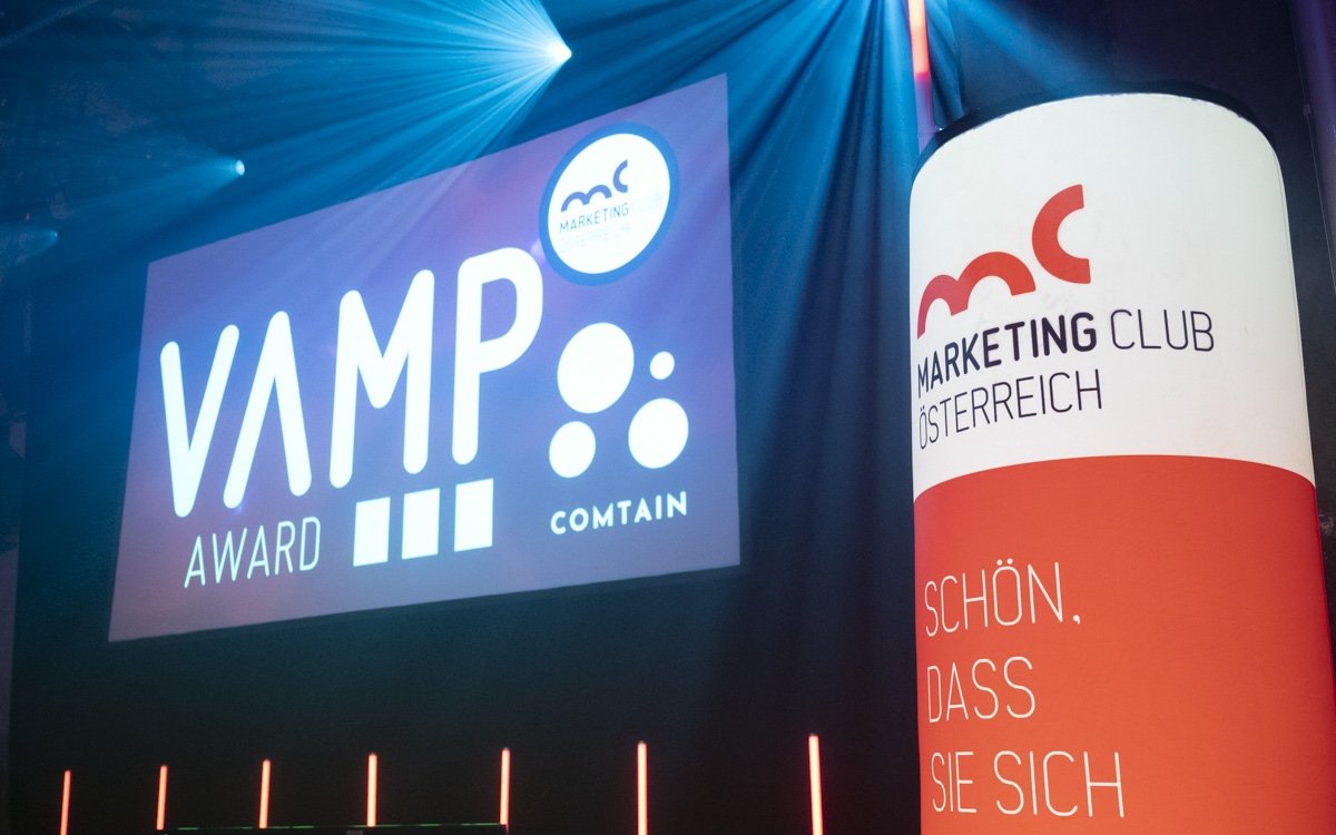 Die Vamp Awards 2023 zeichneten unter anderem DooH-Kampagnen aus. (Foto: Marketing Club Österreich)