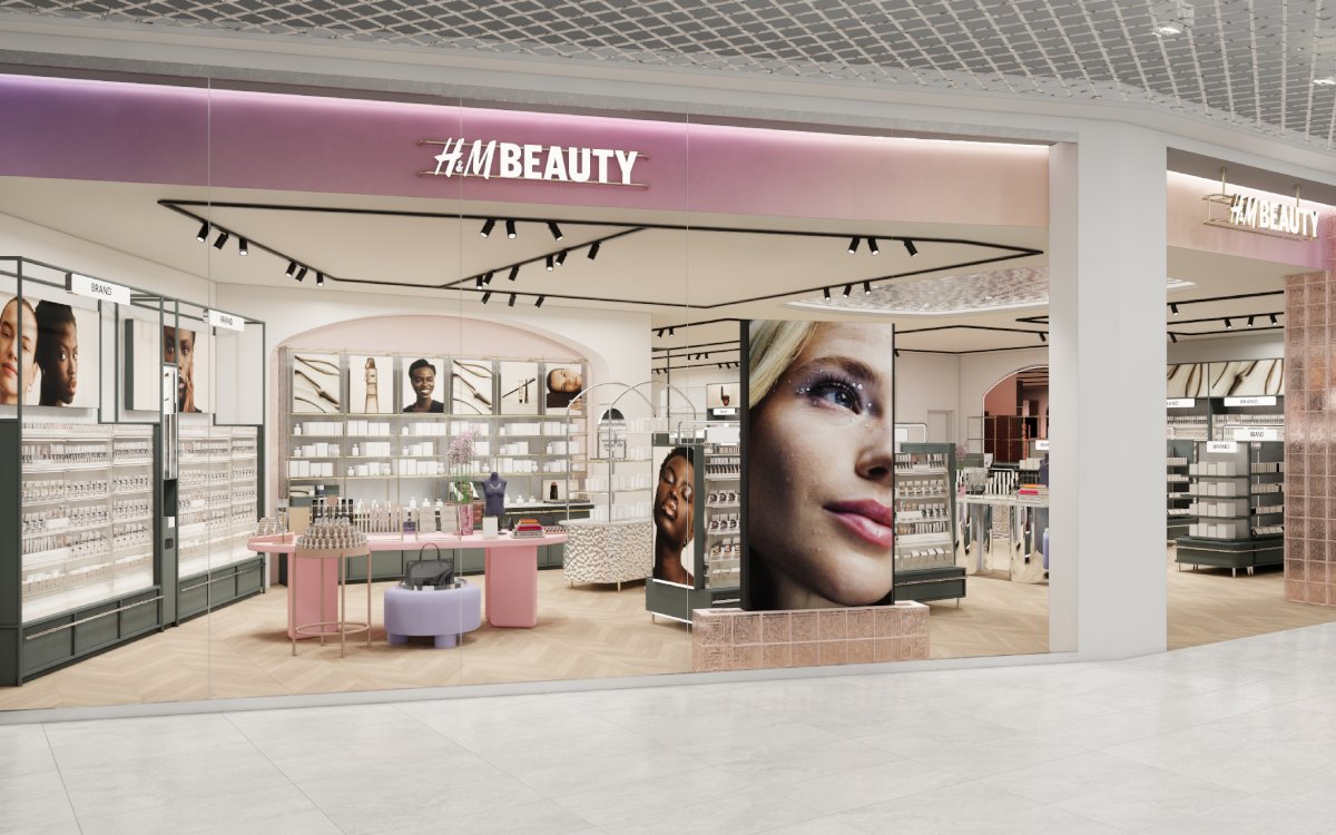 In Oslo City öffnet am 25. Mai 2023 der zweite H&M Beauty Store. (Foto: H&M)