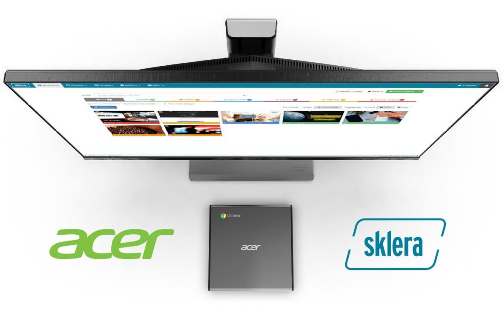 Das Digital Signage-as-a-Service-Paket von Acer setzt auf einfache Installation und Bedienbarkeit. (Foto: ACER)