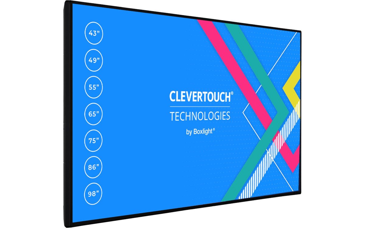 Für Digital Signage und Collaboration: die professionelle Display-Serie CM Pro von Clevertouch (Foto: Clevertouch)