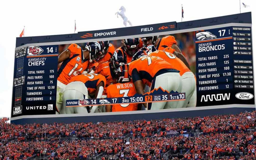 Für Denver Broncos: Größtes 16-9-Display der NFL | invidis