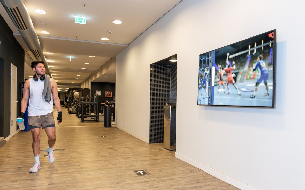 Framen vermarktet unter anderem DooH-Netzwerke in Fitnessstudios. (Foto: FRAMEN)