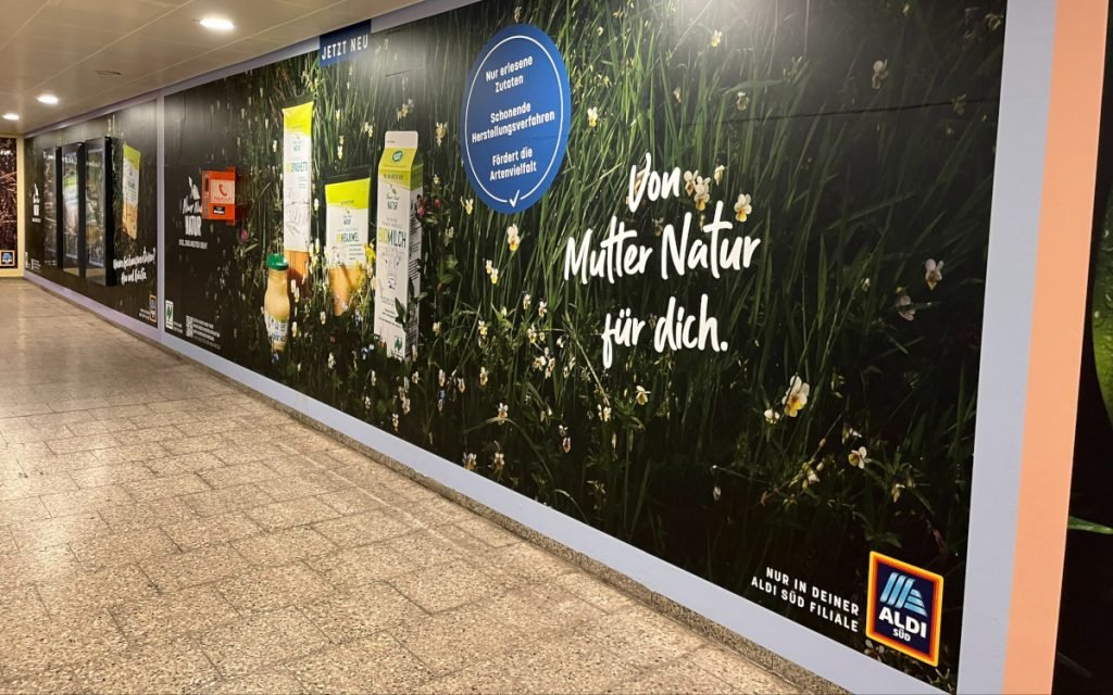 DooH/Branding-Kampagne von Aldi (Foto: Peter Schädel)