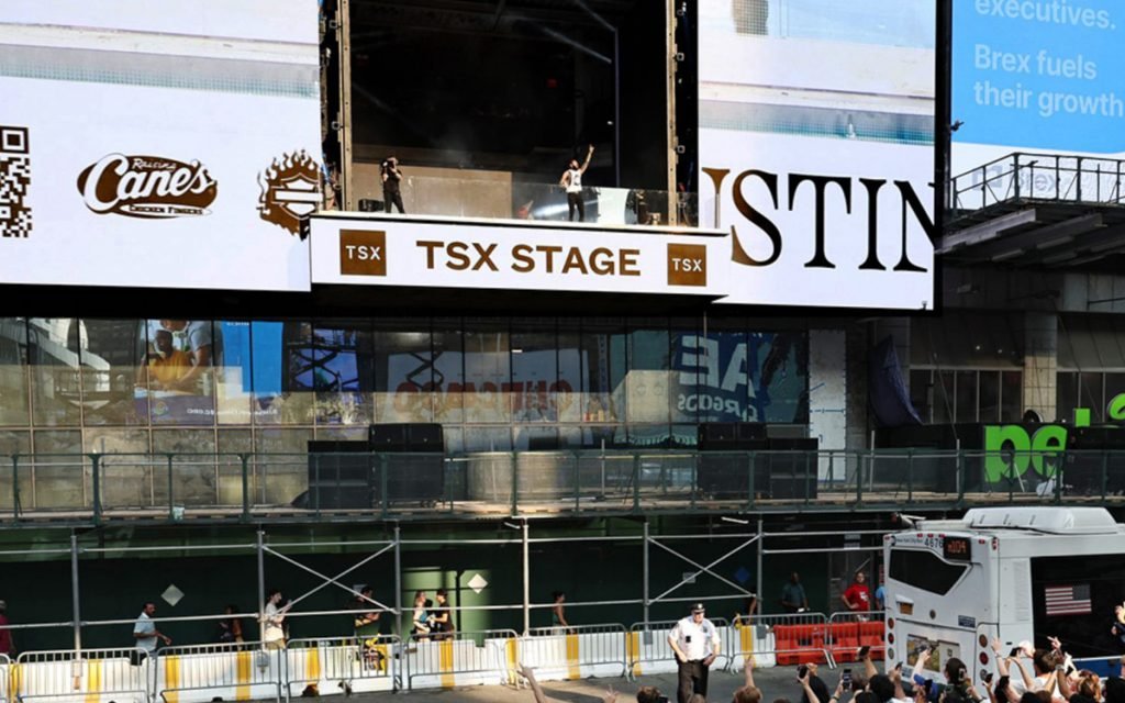 Post Malone auf der TSX-Bühne (Foto: SNA Displays)