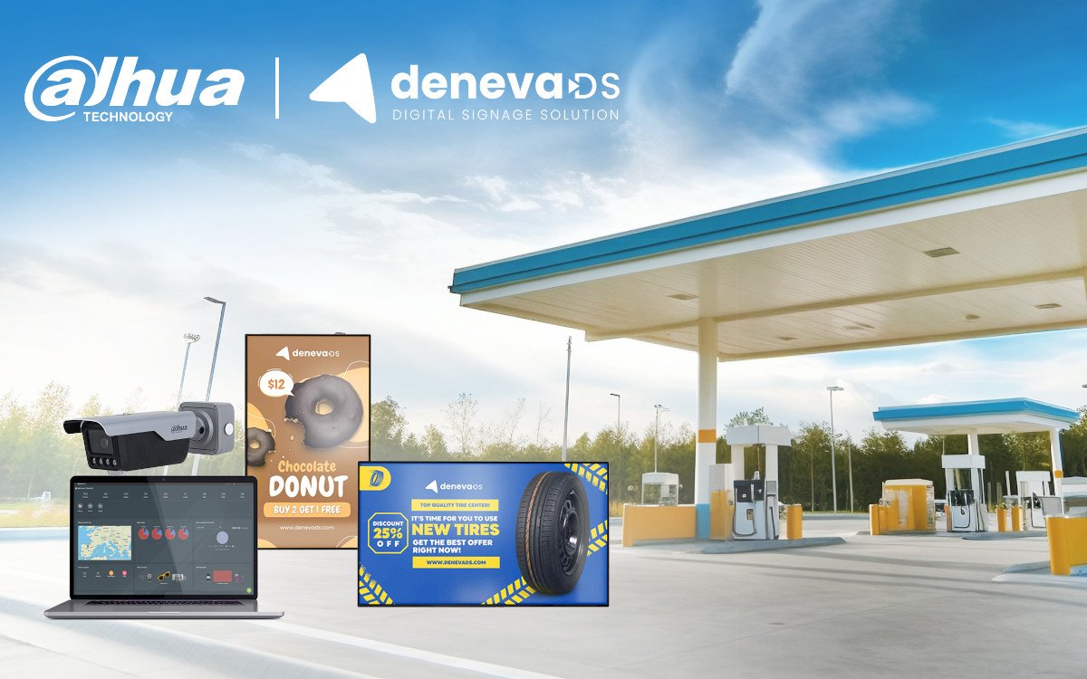 Dahua bietet SoC-Displays mit integriertem Deneva-CMS. (Foto: DENEVA)