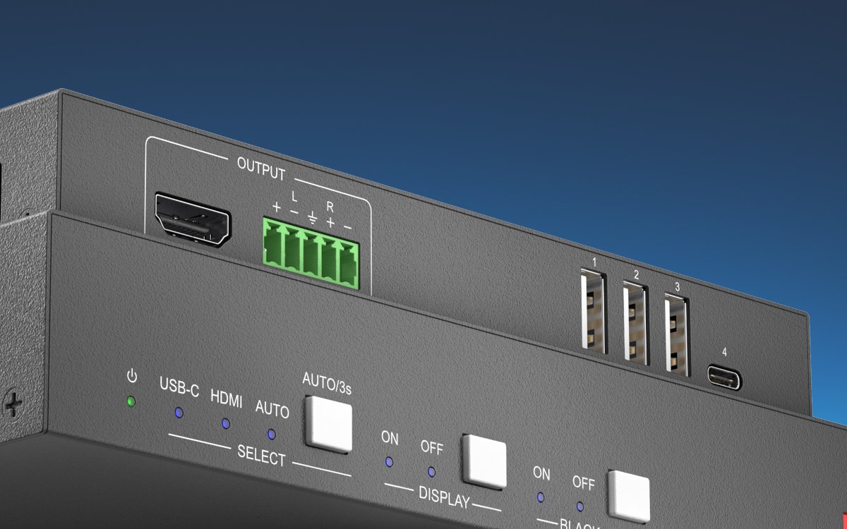 Purelink bietet verschiedene Konnektivitäts-Lösungen, von USB-C-Kabeln bis zu HD-Base-T-Transmittern. (Foto: PureLink)
