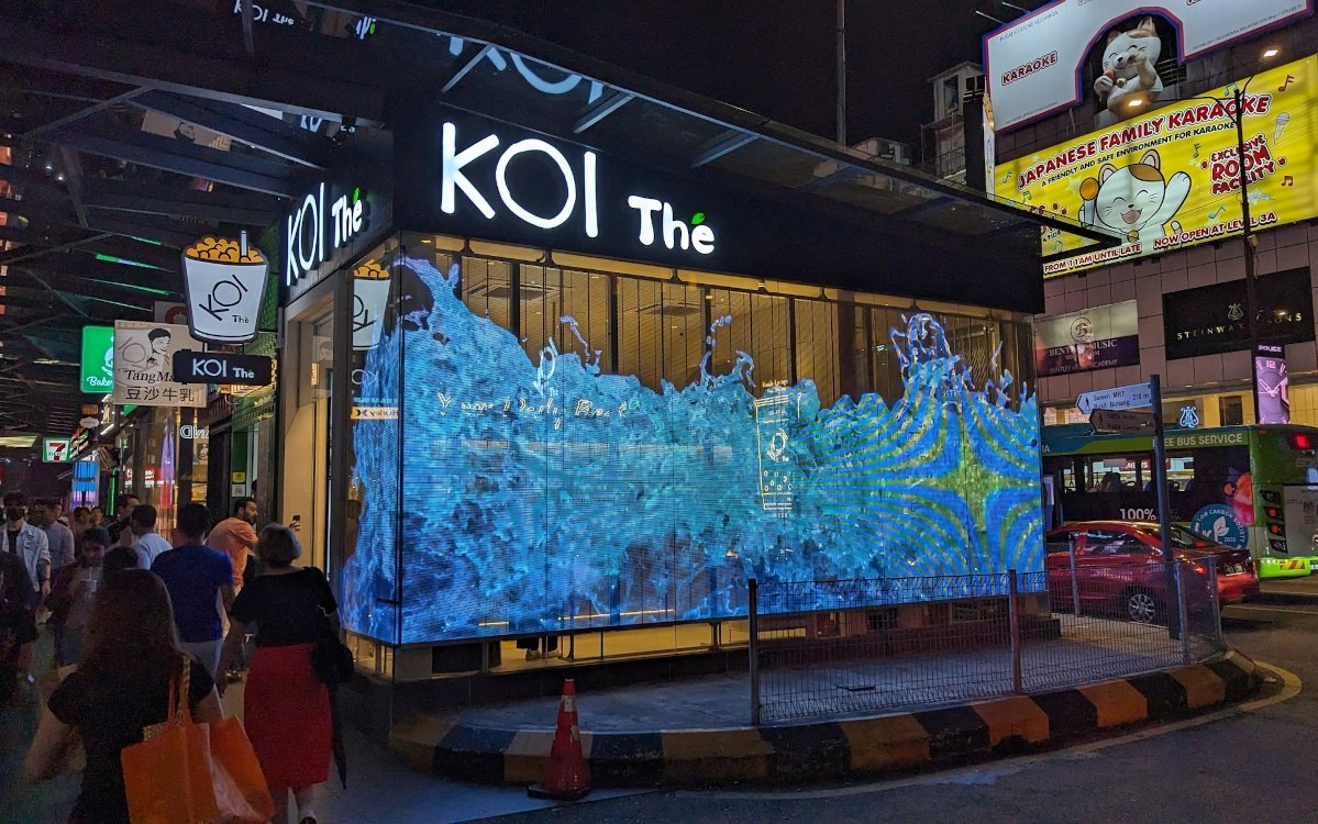 Koi The mit Transparent LED in Kuala Lumpur (Foto: invidis)