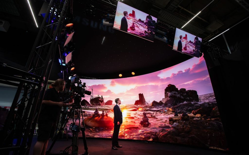 Samsung The Wall fürs virtuelle Studio (Foto: Samsung)