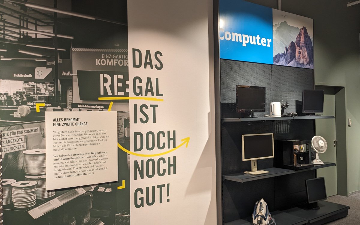 Ein Leuchtturmprojekt für Green Retail: Anstatt die alte Einrichtung von Conrad Electronics wegzuschmeißen, übernahm sie der Nachmieter Globetrotter. (Foto: invidis)