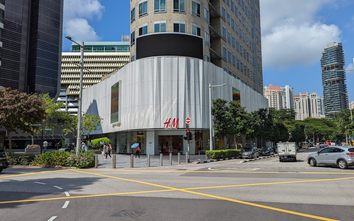 H&M Singapore vor der Renovierung 2022 (Foto: invidis)