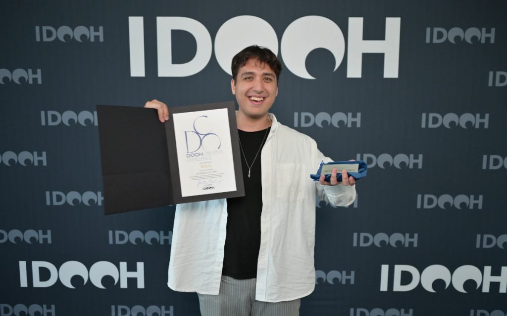 DooH Creative Challenge 2023: Gold in der Kategorie "DCC Youngstars" (Foto: IDOOH)