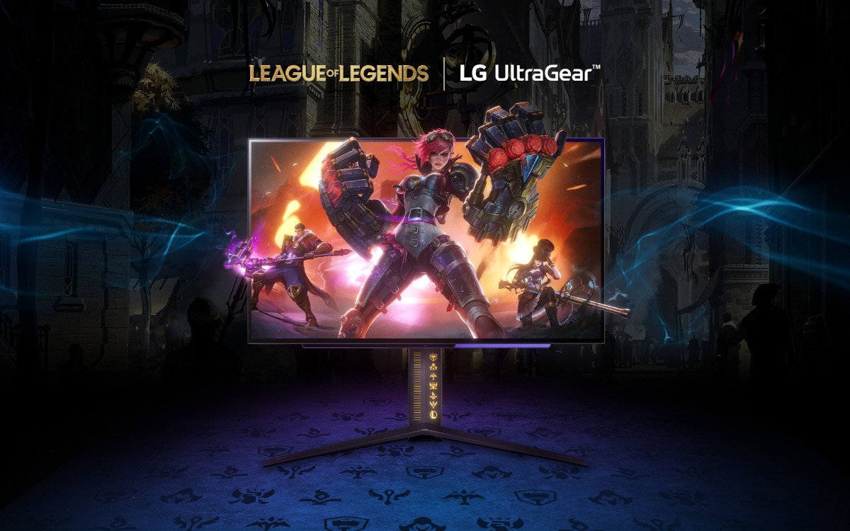 Der neue limitierte Gaming-Monitor von LG, speziell für Fans von League of Legends (Foto: LG)