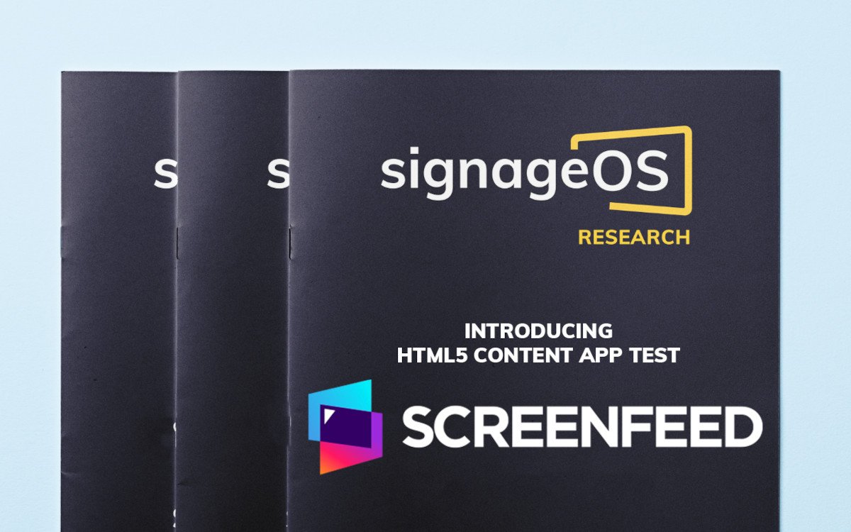 SignageOS und Screenfeed kooperieren für eine unabhängige Bewertung von Displays auf HTML5-Leistungsfähigkeit. (Foto: signageOS)