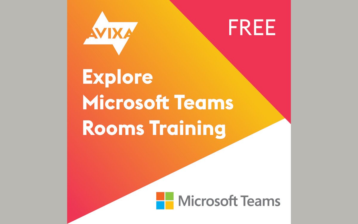Avixa bietet kostenlose Trainings für Microsoft Teams Rooms an. (Bild: Avixa)