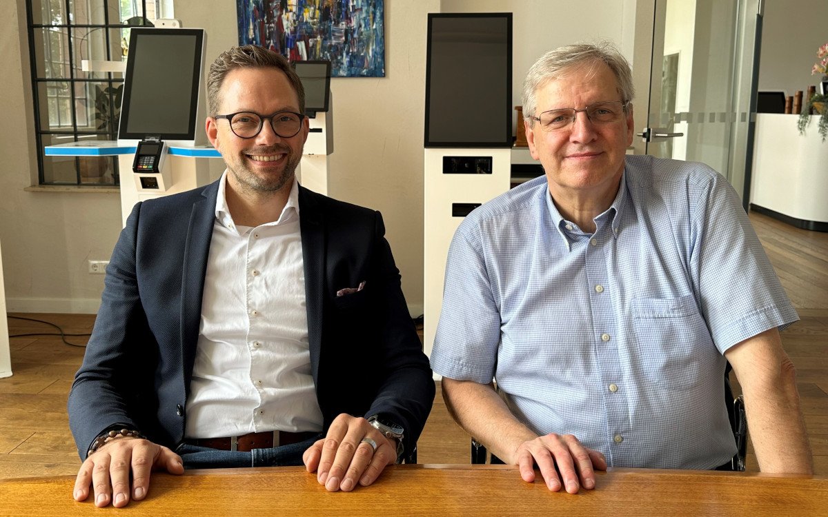 Bilden das neue Führungsduo von E-Kiosk: Mario Herget (links) und Jürgen Landstorfer (Foto: eKiosk GmbH)