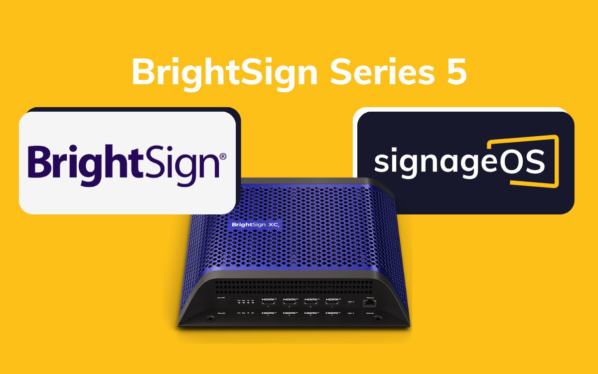 Die Series-5-Mediaplayer von Brightsign werden nun von der SignageOS-Software unterstützt. (Foto: signageOS)