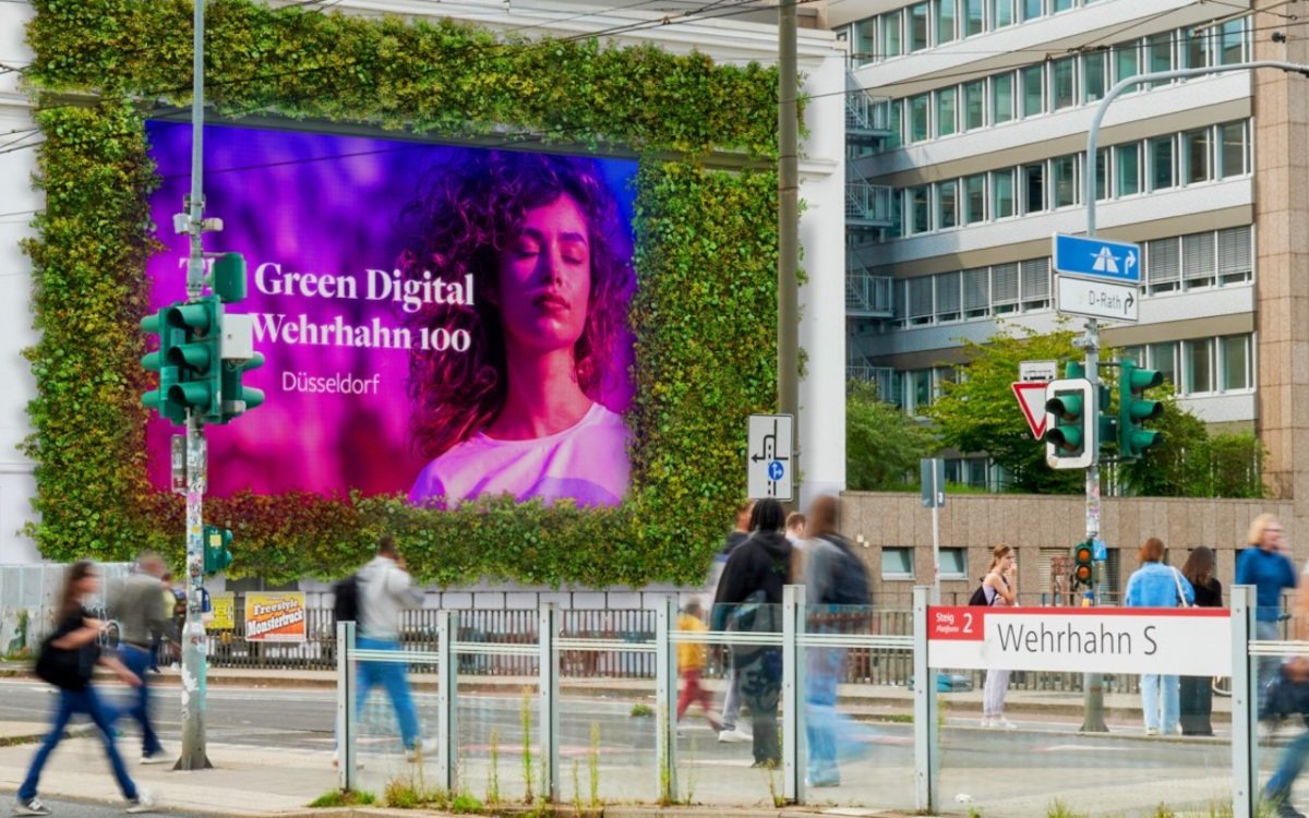The Green Digital von Ströer in Düsseldorf (Foto: BlowUp)
