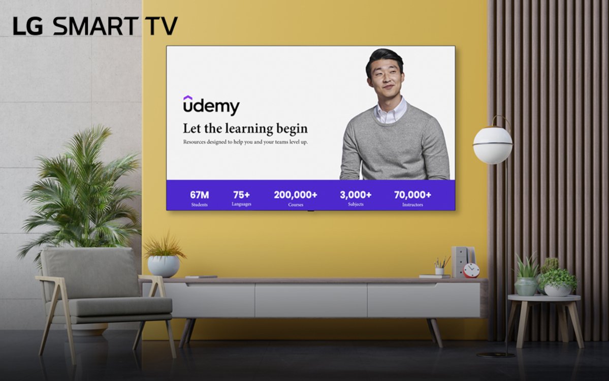 Smart TV mit Learning-Plattform (Foto: LG)