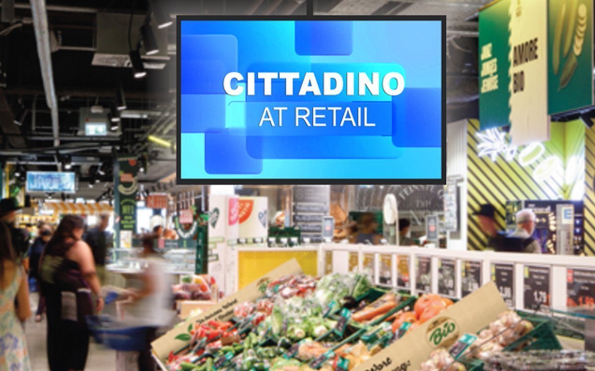 Cittadino baut für 120 Rewe- und Edeka-Filialen ein Retail-Media-Netz auf. (Foto: Cittadino)