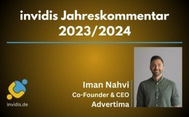 Iman Nahvi, CEO und Co-Founder von Advertima, im invidis Jahreskommentar 2023/2024 (Foto: Advertima)
