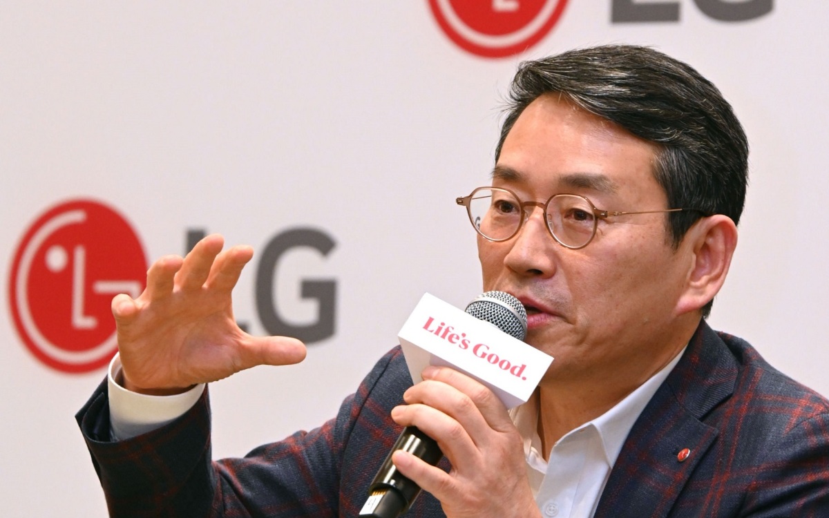 William Cho, CEO von LG Electronics auf der CES 2024 (Foto: LG)