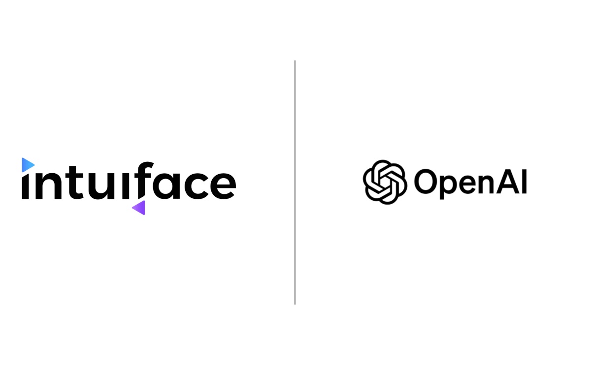 Intuiface integriert Open-AI (Logos: Intuiface/OpenAI))