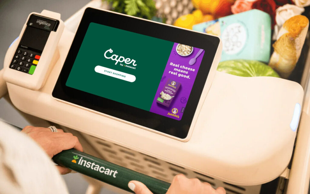 Instacart: Caper Carts mit Advertisement-Funktion | invidis