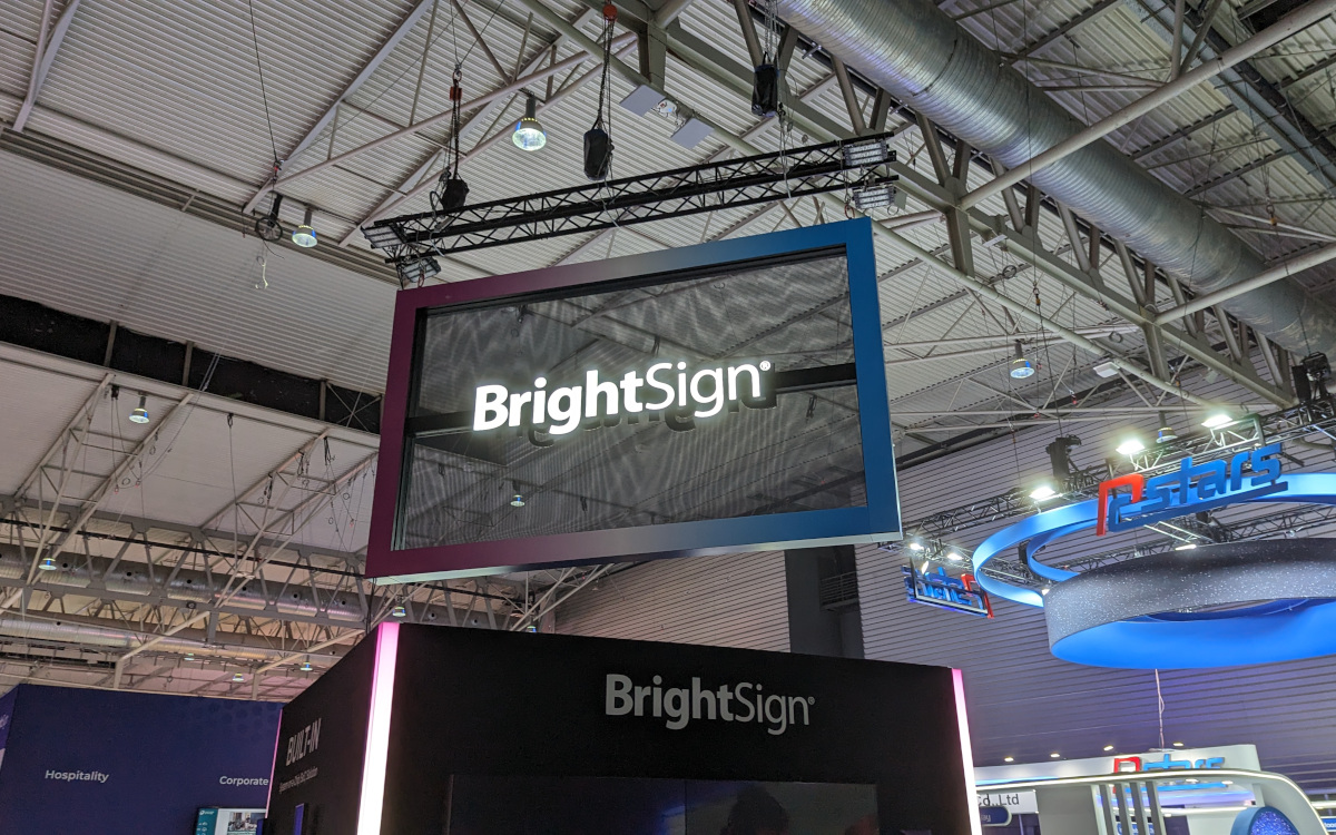 Brightsign-Stand auf der ISE 2024 (Foto: invidis)