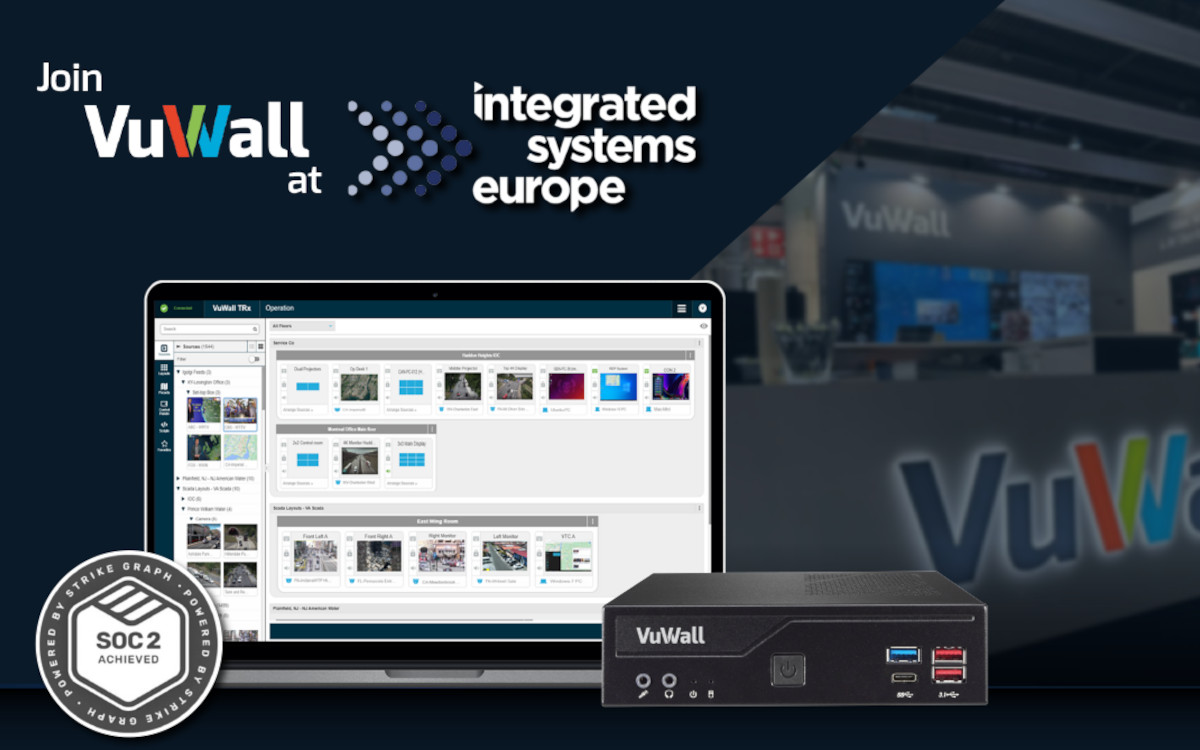 Vuwall wird in Barcelona seine neuesten Produkte rund um Control-Room-Lösungen vorstellen. (Bild: VuWall)