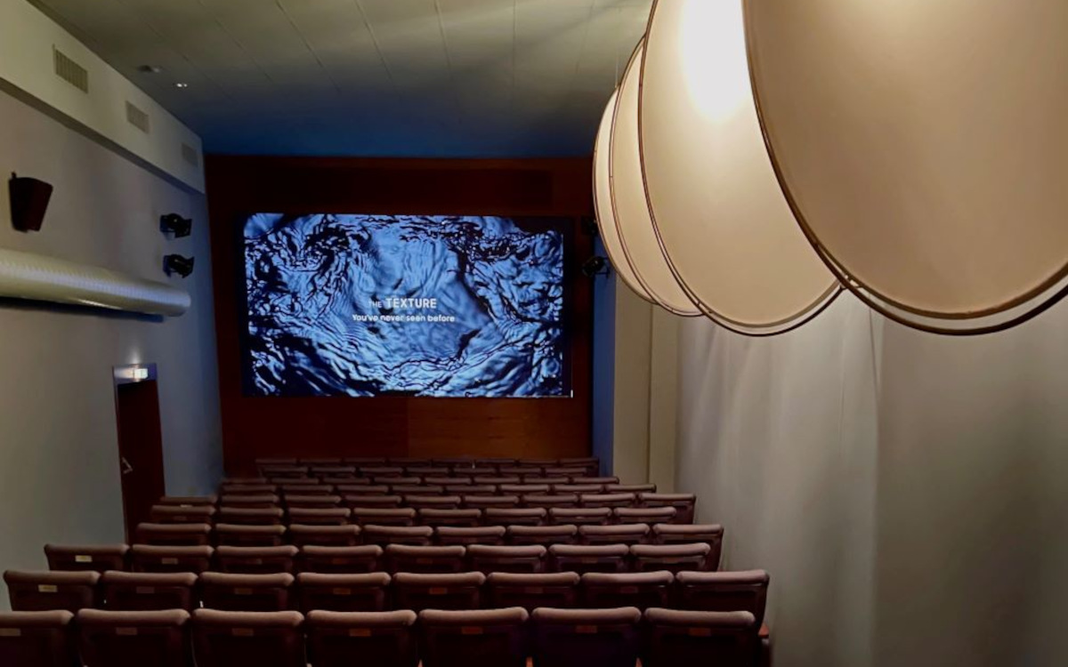 Saal 1 des Arthouse-Kinos Lamm-Lichtspiele erhielt eine Samsung Onyx LED-Wand. (Foto: Samsung)
