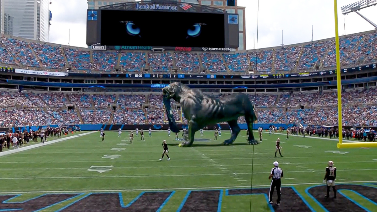 Mixed-Reality-Show der Carolina Panthers (Foto: The Famous Group)