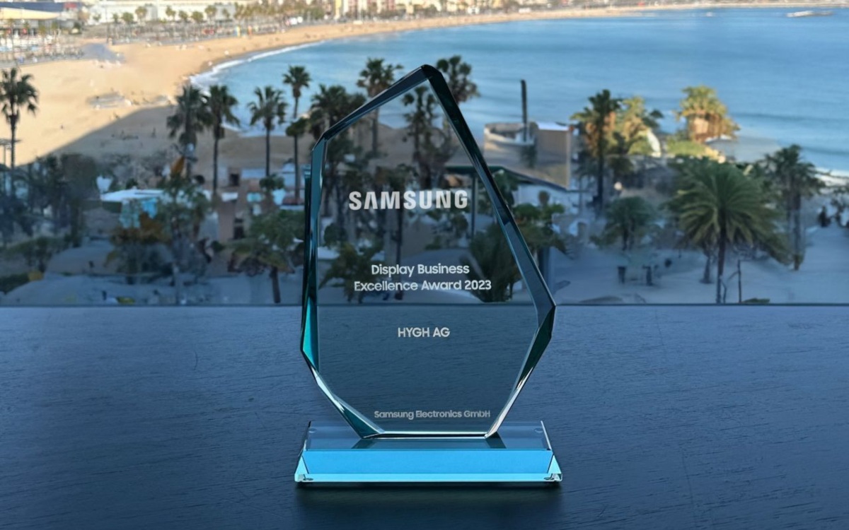 Hygh erhält Samsung Display Award (Foto: Hygh)
