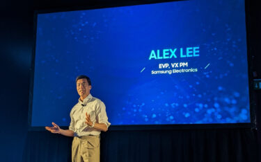 Alex Lee, EVP VX PM bei Samsung, führte durch den VXT-Launch. (Foto: invidis)