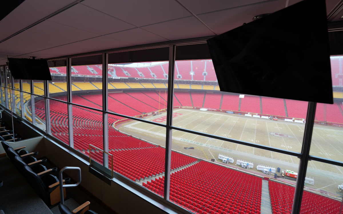 Sony-Displays im Stadion der Kansas City Chiefs (Foto: Travis Budick/Sony)