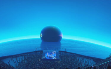 Motive von "U2:UV Achtung Baby Live" auf The Sphere (Foto: Matrox)