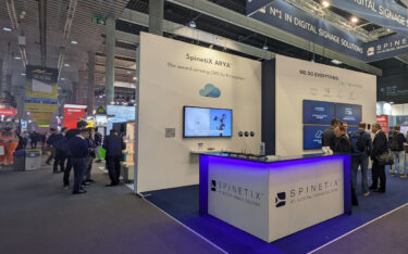 Spinetix auf der ISE 2024 (Foto: invidis)