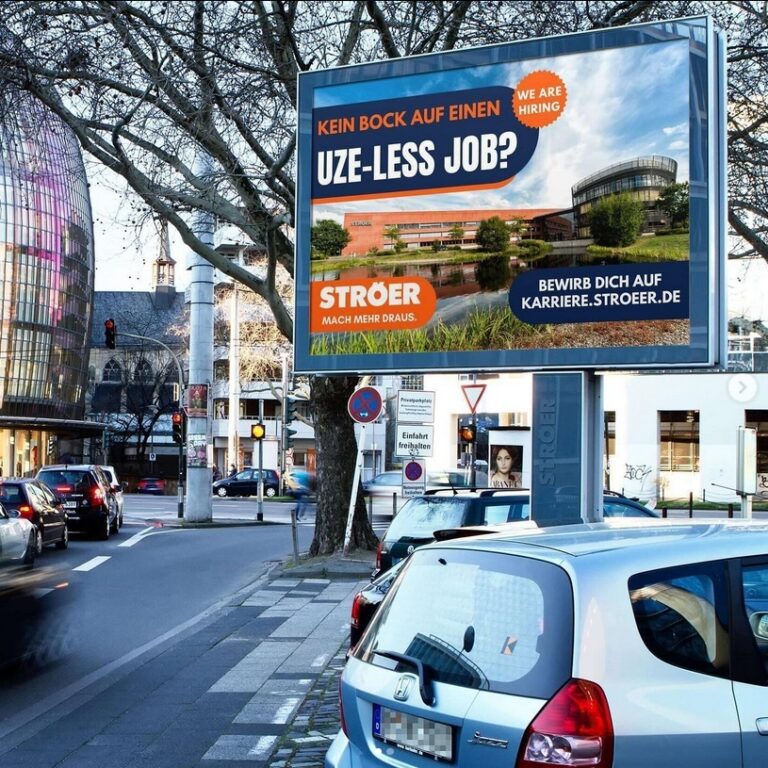 Uze-Kampagne: Ströer kontert mit Sprachwitz | invidis