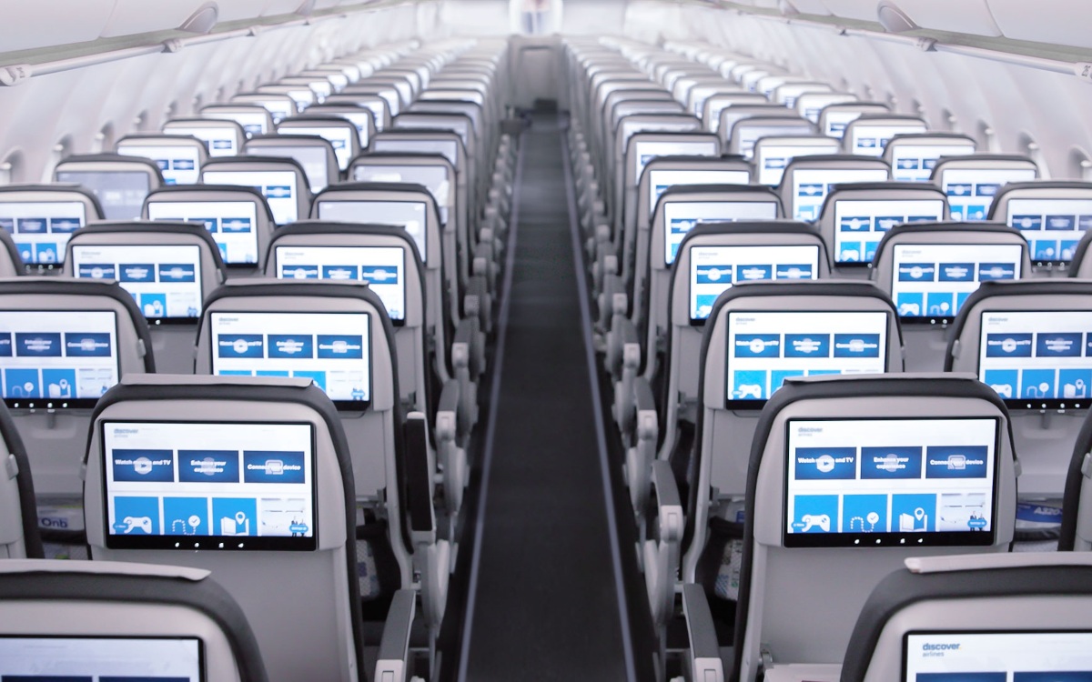 Neue Onboard-Entertainment Plattform bei Discover Airlines (Foto: Aerq)