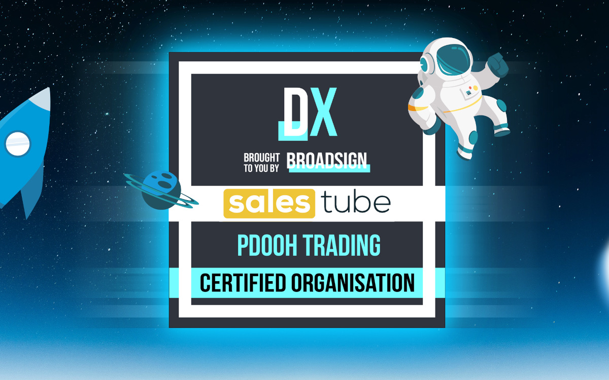 Salestube durchlief das Programmatic-DooH-Training von DOOHX und Broadsign. (Foto: Salestube)