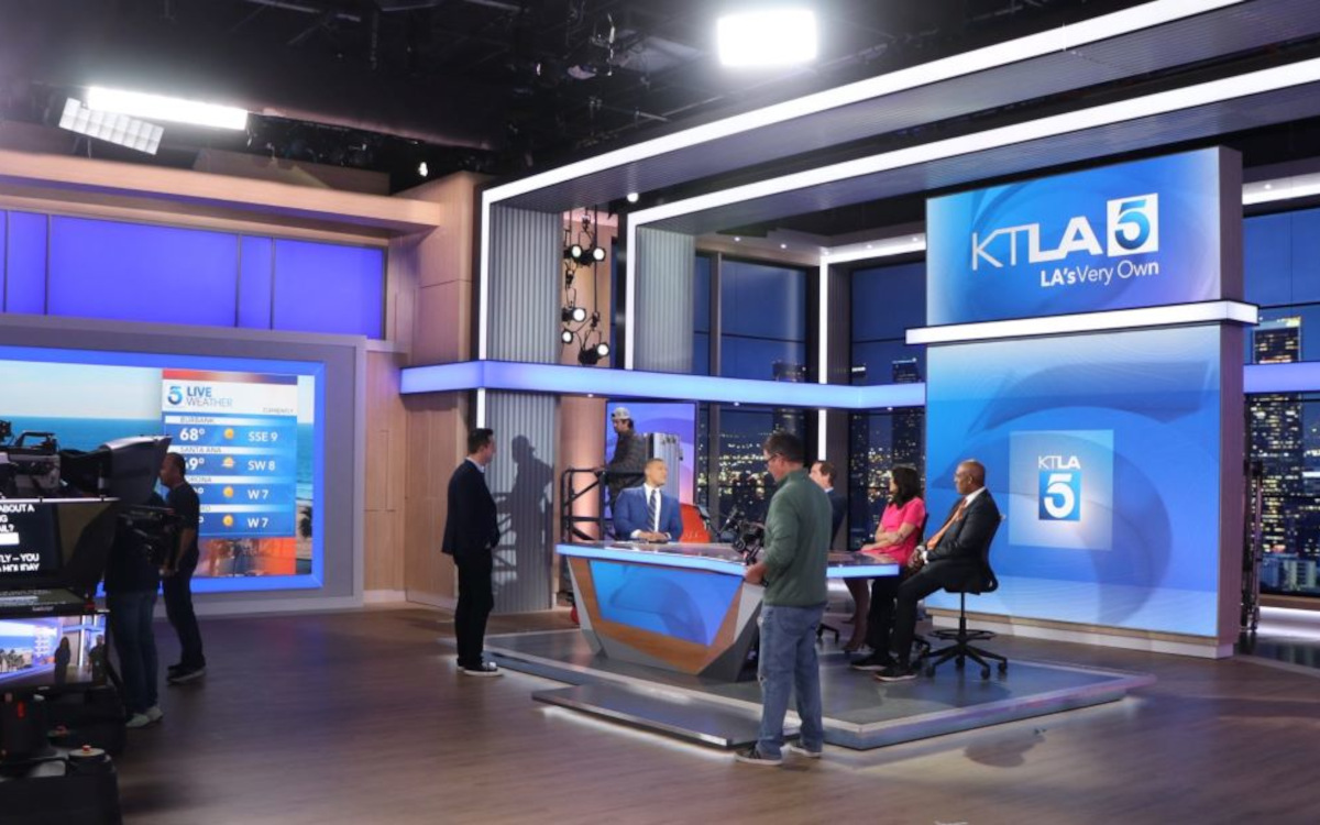 PPDS stattete 2023 unter anderem das Studio von KTLA-TV in Los Angeles aus. (Foto: PPDS)