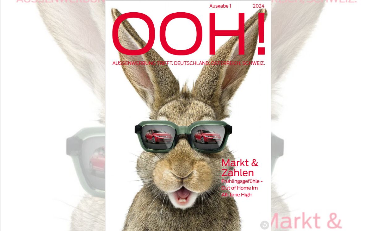 Das OOH!-Magazin 1/2024 ist da. (Foto: Screenshot/FAW)